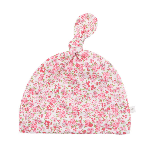 Bebe by Minihaha Floral Organic Beanie 0-3m
