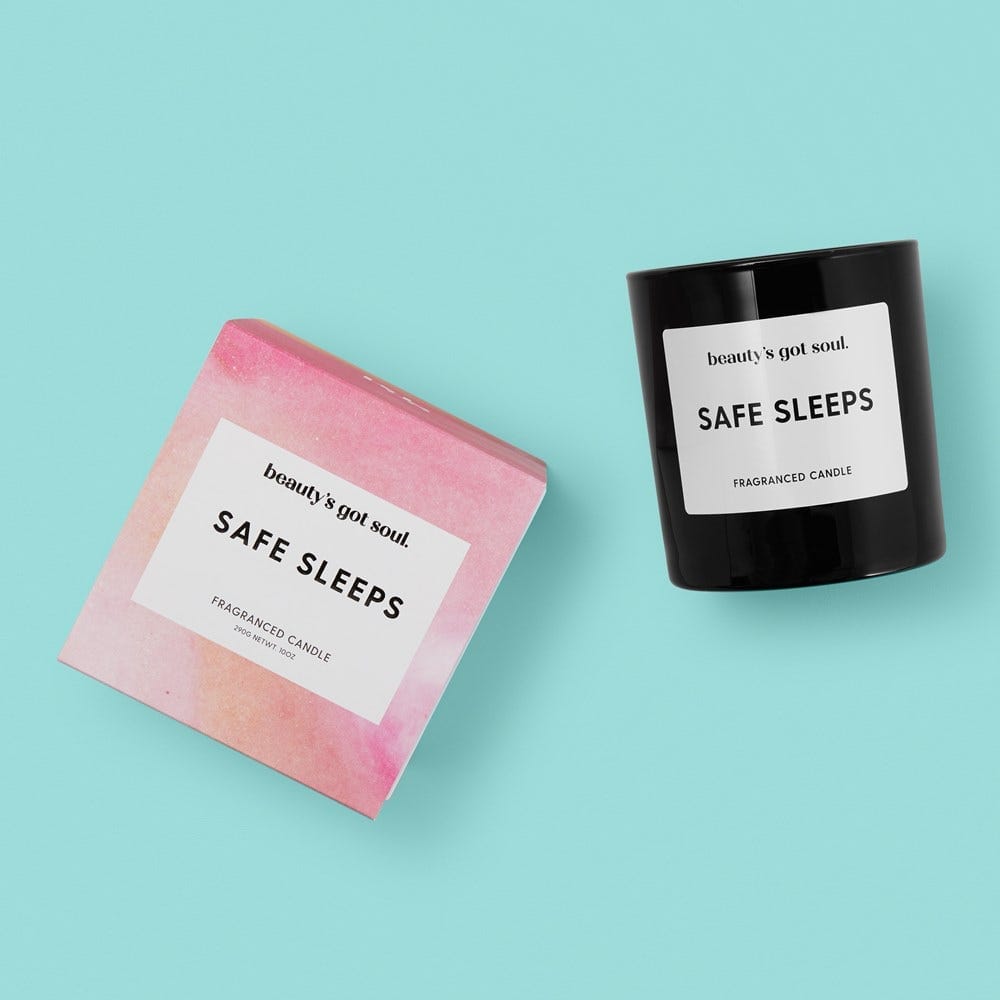 Safe Sleeps Maxi Candle 290g-soul-baby-gifts-