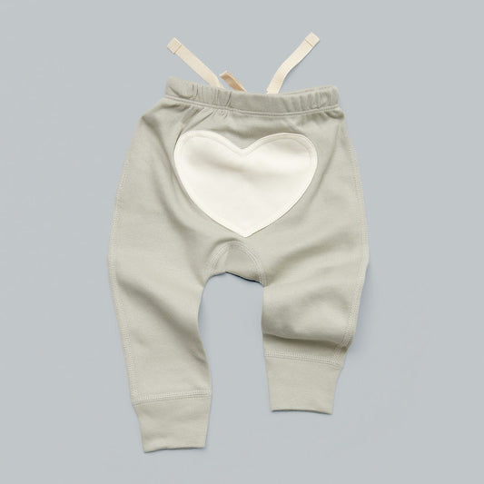 Sapling Child AU Dove Grey Heart Pants