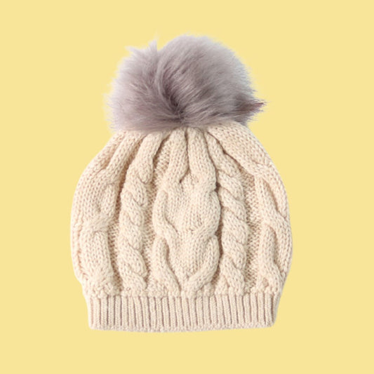 Uimi Merino Wool Antique Kids Beanie With Pom Pom-soul-baby-gifts-