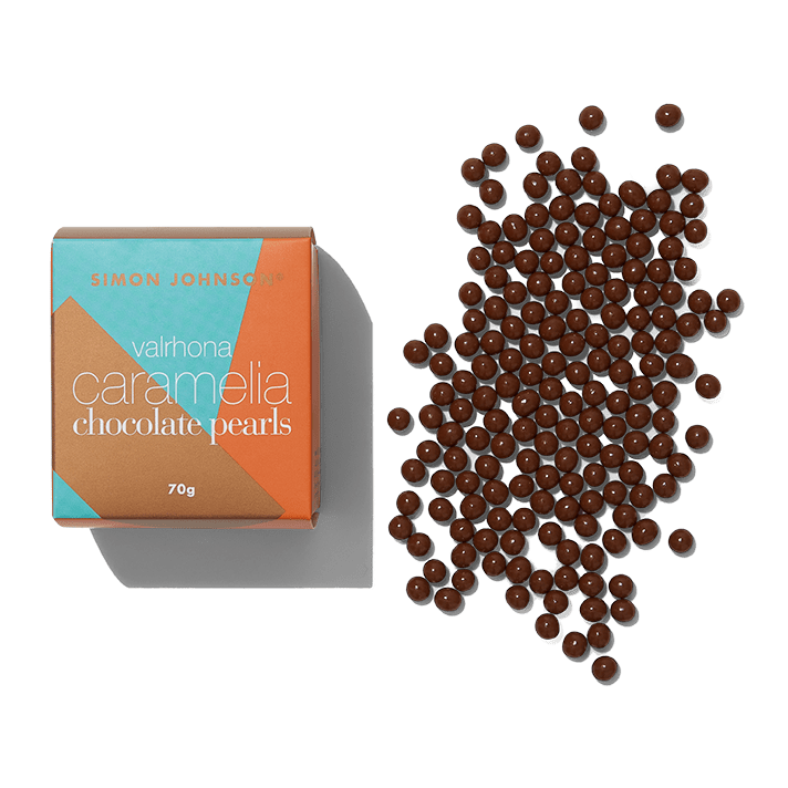 Valrhona Milk Chocolate Pearls by Simon Johnson 70g-soul-baby-gifts-
