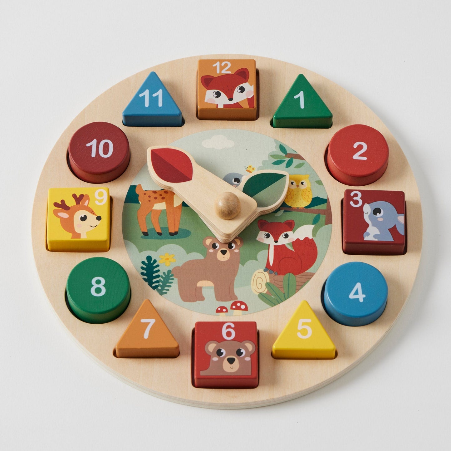 Clock Number and Shape Sorter