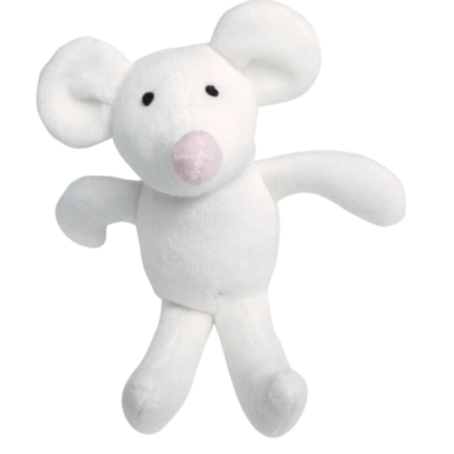 Gertie and Me Mini White Mouse Soft Toy