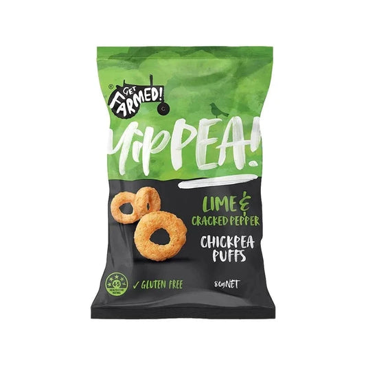 Chickpea Puffs Lime and Cracker Pepper 80g