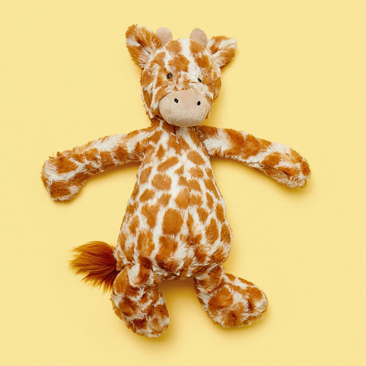 Jellycat Bashful Giraffe-Baby Comforters-soul-baby-gifts-Medium 31cm x 12cm-