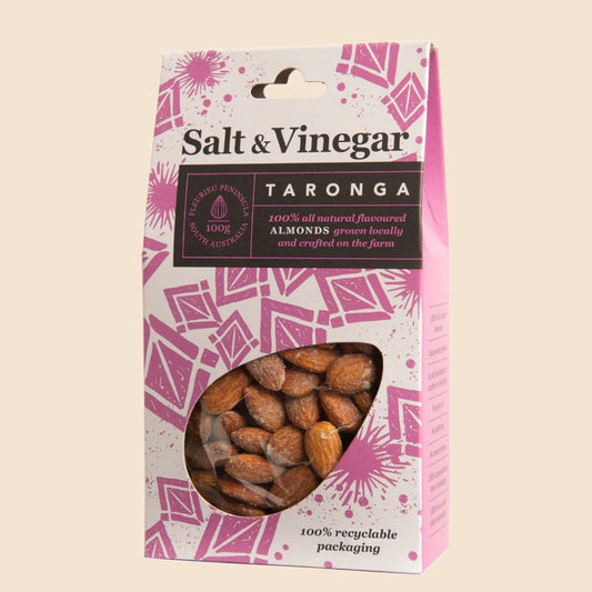 Taronga Almonds Salt and Vinegar 100g-soul-baby-gifts-