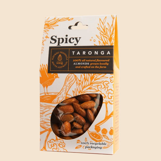 Taronga Almonds Spicy 100g-soul-baby-gifts-