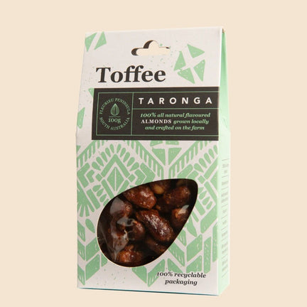 Taronga Almonds Toffee 100g