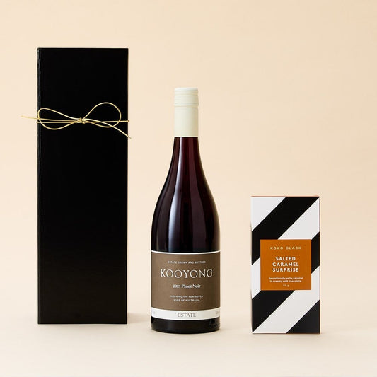 Kooyong Pinot Noir and Koko Black Chocolate Wine Gift