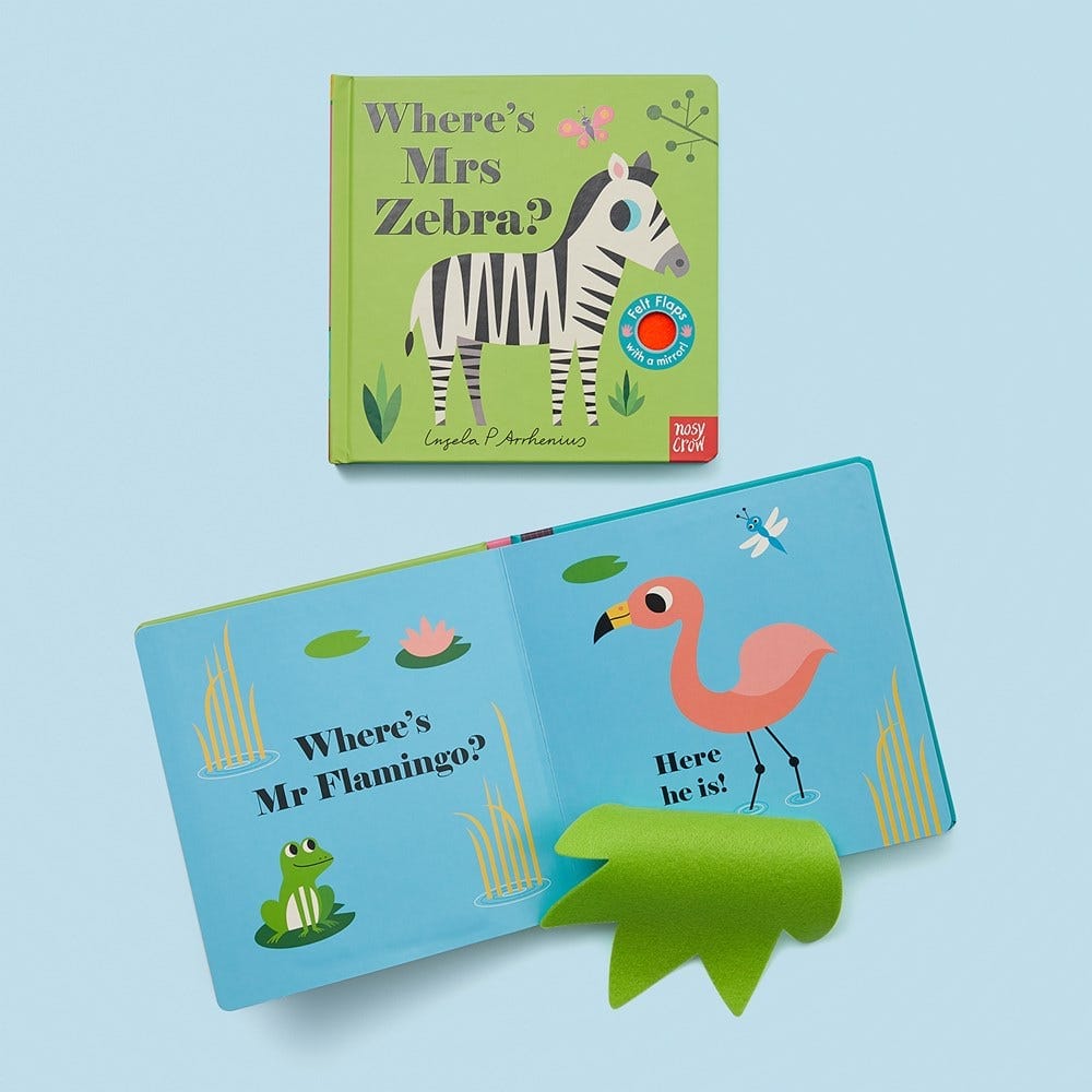 Wheres Mrs Zebra Board Book | Baby Bookshelf | Baby Genius