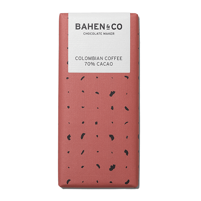 Bahen and Co Chocolate Maker Columbian Coffee 70% Cacao 75g