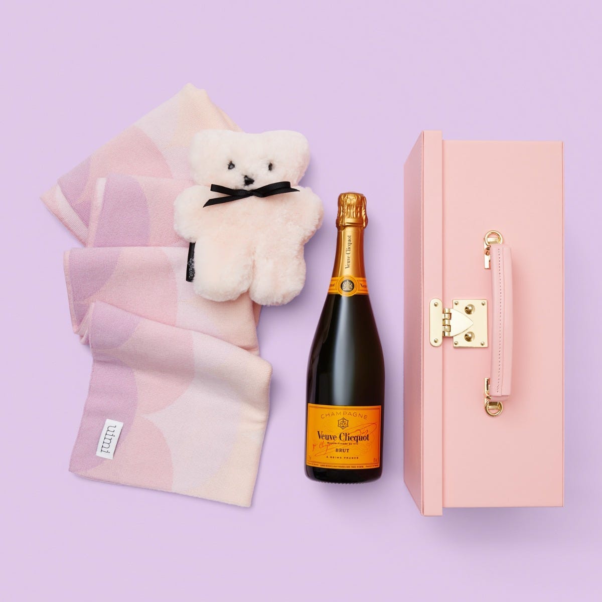 Baby Girl Snuggly Gift and Veuve