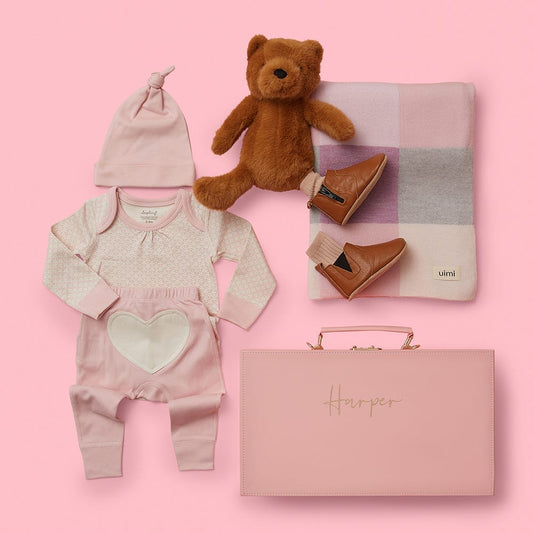 Beary Cute Baby Girl Gift Hamper | Luxury Baby Girl Gift