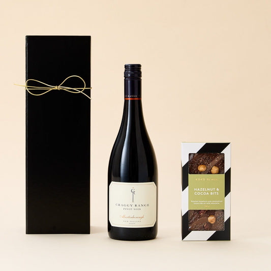 Craggy Range Pinot Noir and Koko Black Chocolate Wine Gift