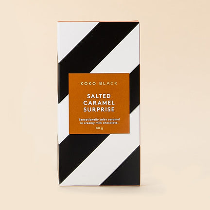 Koko Black Salted Caramel Surprise Milk Chocolate Block 80g