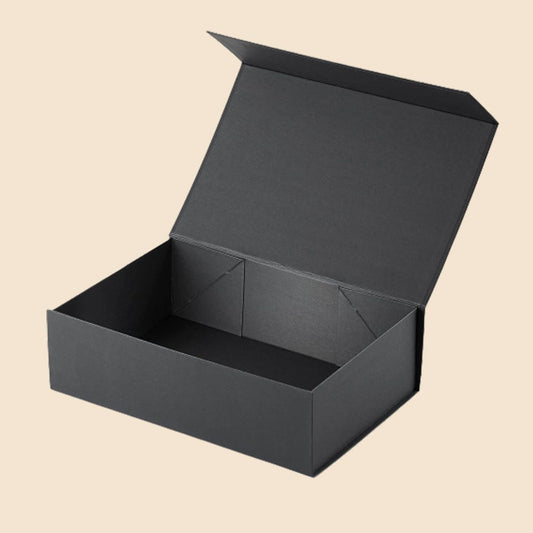 Black Hamper Gift Box Large dimensions 22cm x 16cm x 9.5cm