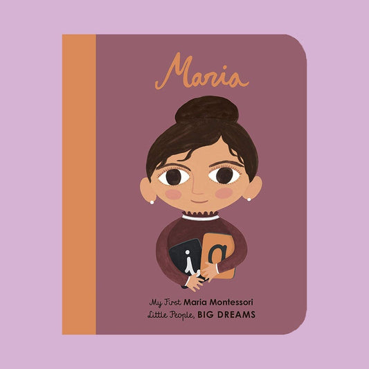 Little People Big Dreams Maria Montessori Board Book-soul-baby-gifts-