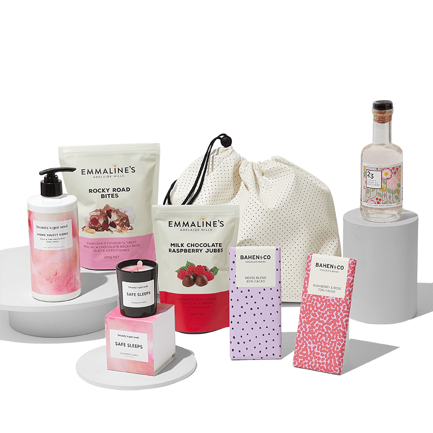 Pink Perfection | Chocolates, Body Products and Rose Vodka Gift