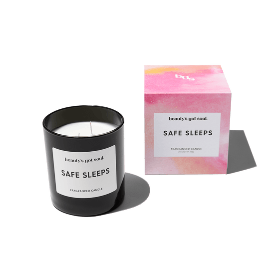 Safe Sleeps Maxi Candle 290g Gift Boxed by Beautys Got Soul