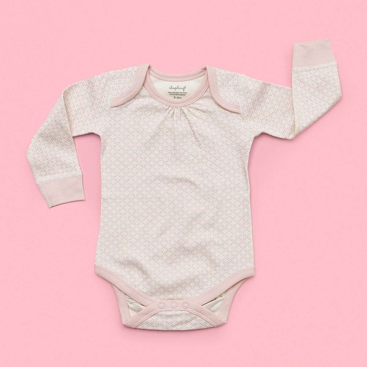 Sapling Child AU Dusty Pink Bodysuit sized 3 - 6 months