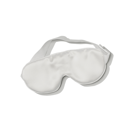 The Goodnight Co White Silk Eye Mask