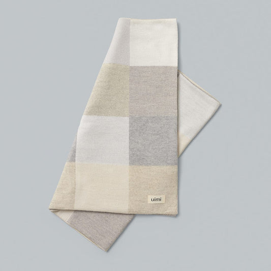 Uimi Frankie Merino Wool Baby Blanket Size: Bassinet Colour: Silver