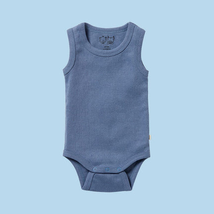 Wilson and Frenchy Organic Pointelle Bodysuit Raindrop 000-soul-baby-gifts-