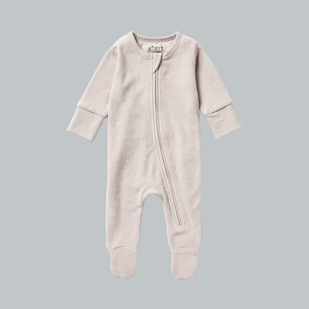 Wilson and Frenchy Organic Terry Zipsuit Clay 000-soul-baby-gifts-